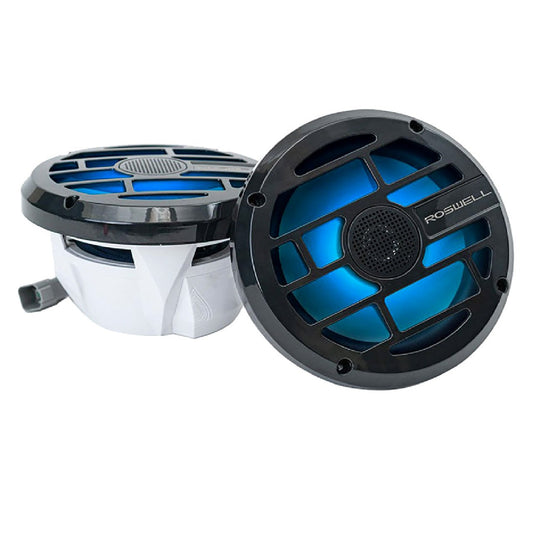 Roswell R Series 7.7” Marine Speakers - Anthracite Grille - 80W RMS & 160W Peak Power
