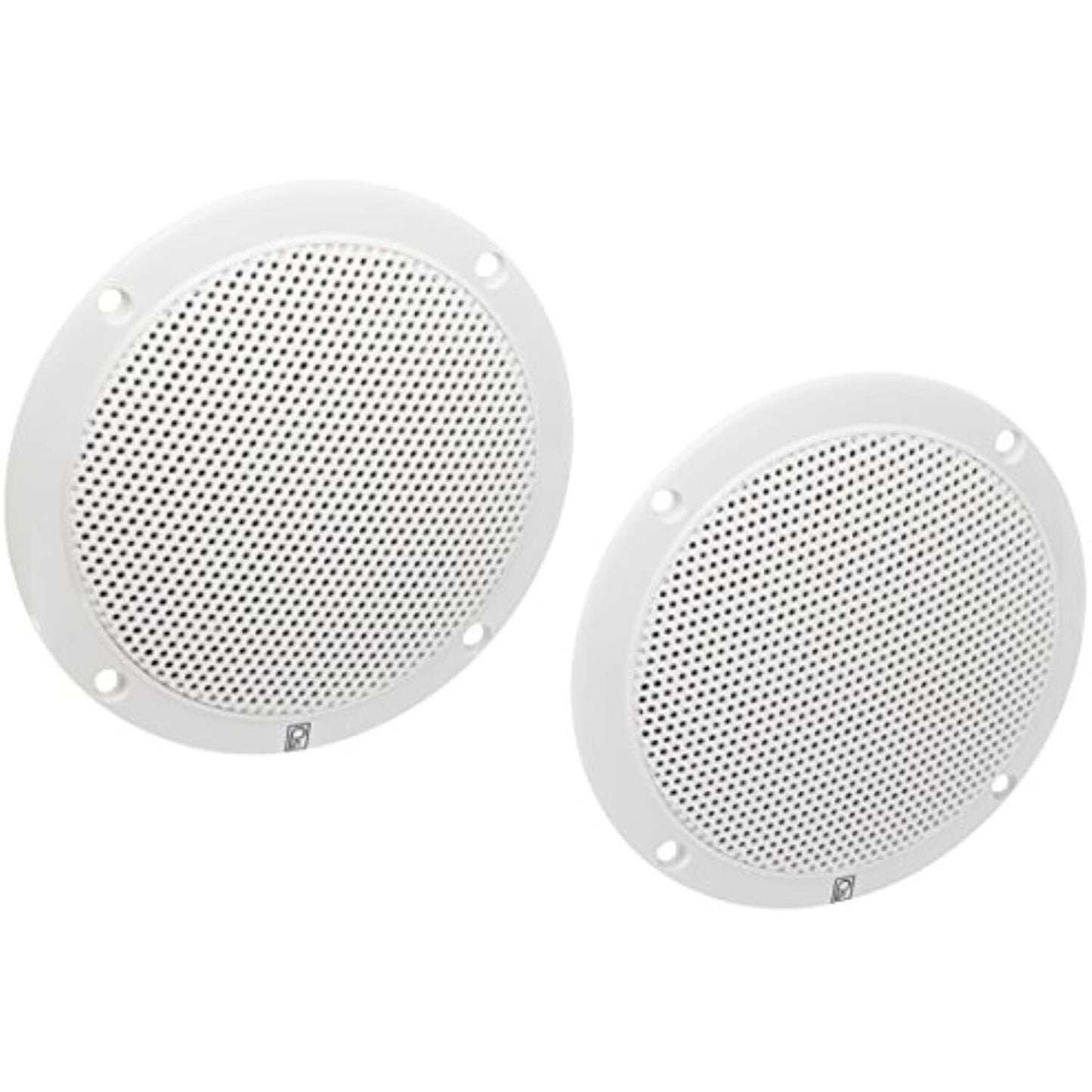 Poly-Planar  5" 80 Watt Boat Speakers - White -MA-4055