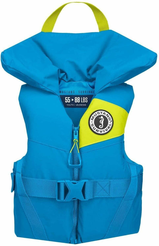 Mustang Survival - Lil Legends Youth Life Vest Foam PFD (Azure Blue)