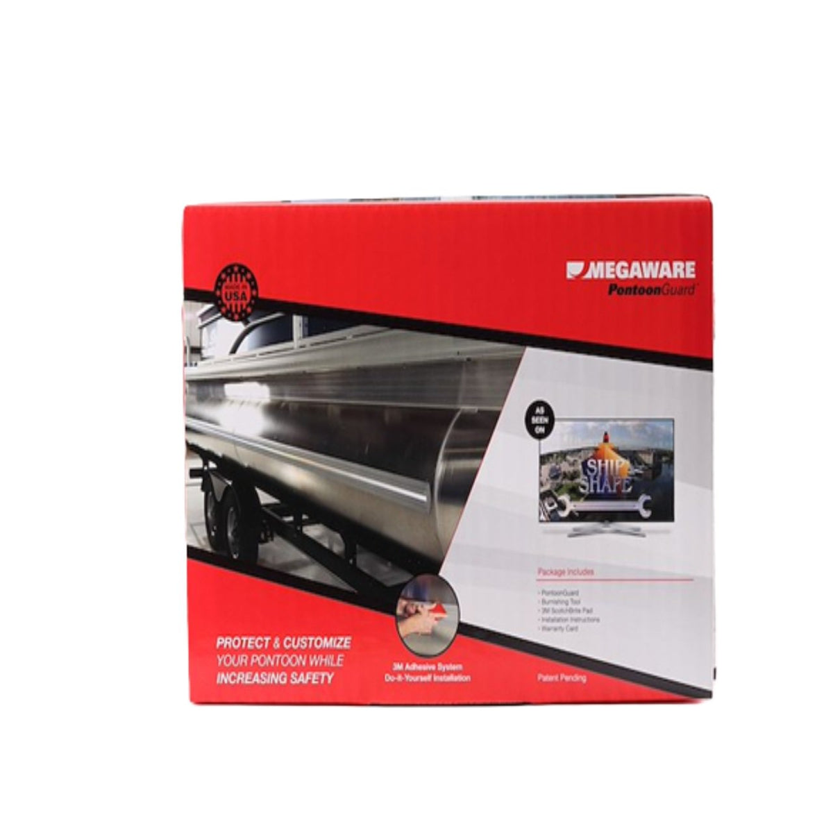 Megaware PontoonGuard Boat Protection System- Gray, 40' (30540)