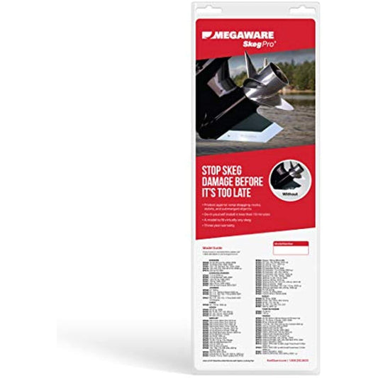 Megaware SkegPro® 02655 Stainless Steel Boat Motor Skeg Protector