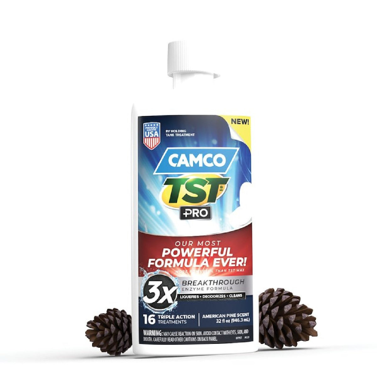 Camco TST Pro RV Holding Tank Treatment - American Pine - 32oz