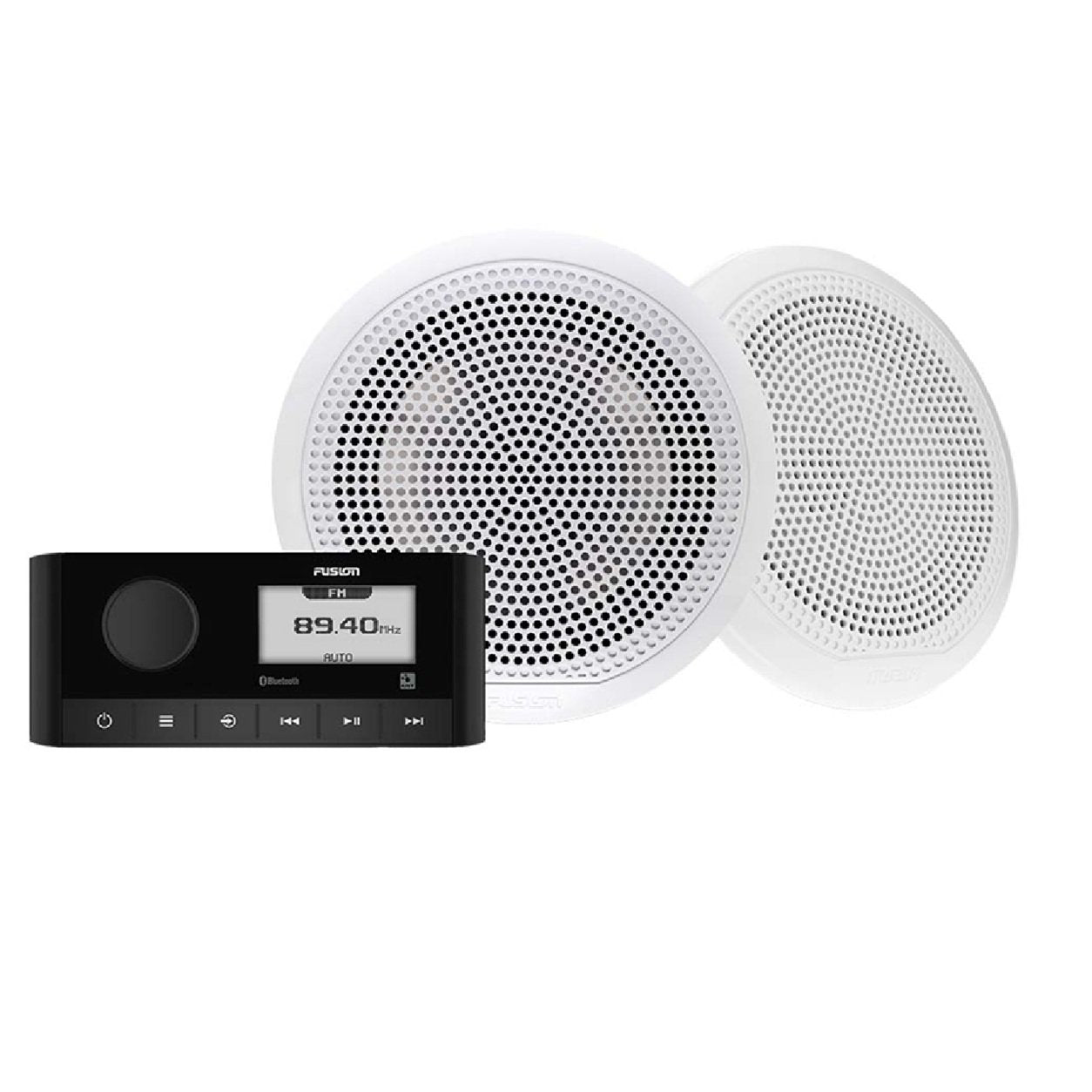 Fusion Boat Audio MS-RA60 & 6.5" EL Classic Speaker Kit