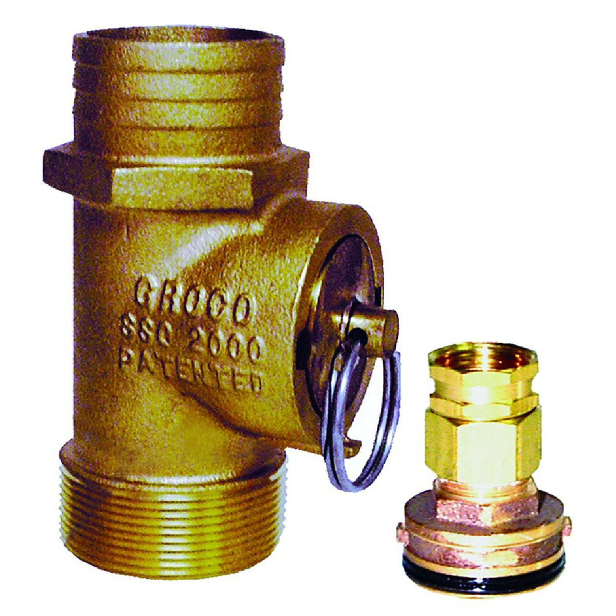 Groco 3/4" Bronze Engine Flush Kit and  Service Adaptor
