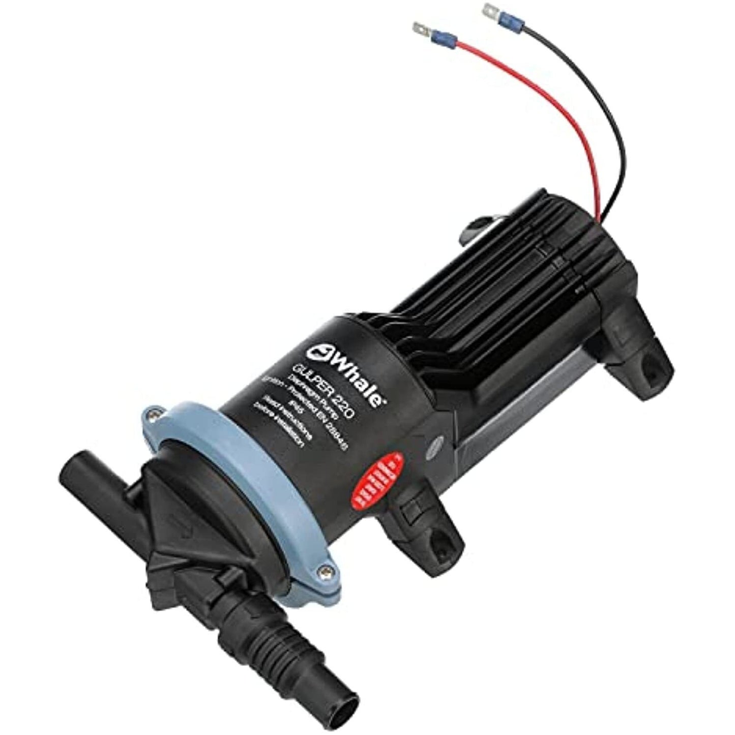 Whale Gulper 220 Grey Waste Pump 24V – Marine RV Shower Bilge Drain – BP1554