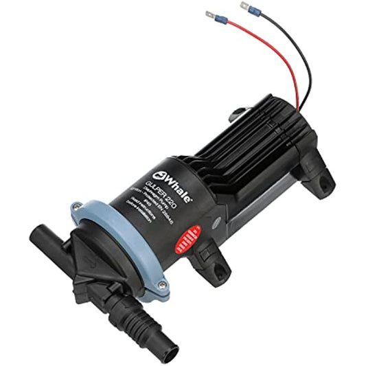 Whale Gulper 220 Grey Waste Pump 24V – Marine RV Shower Bilge Drain – BP1554