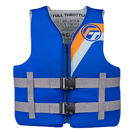 Full Throttle Adult Rapid-Dry PFD Life Jacket - S/M - Blue
