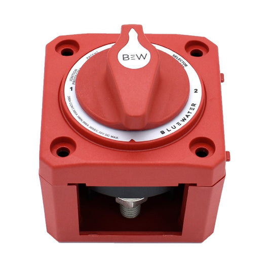 Bluewater OFF/1/2 Battery Switch - Surface Mount - Red