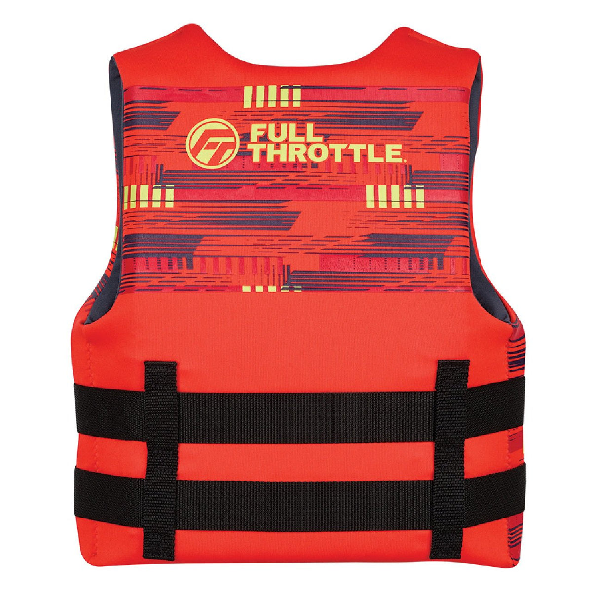 Full Throttle Youth Rapid-Dry PFD Life Jacket - Red (50-90lb)
