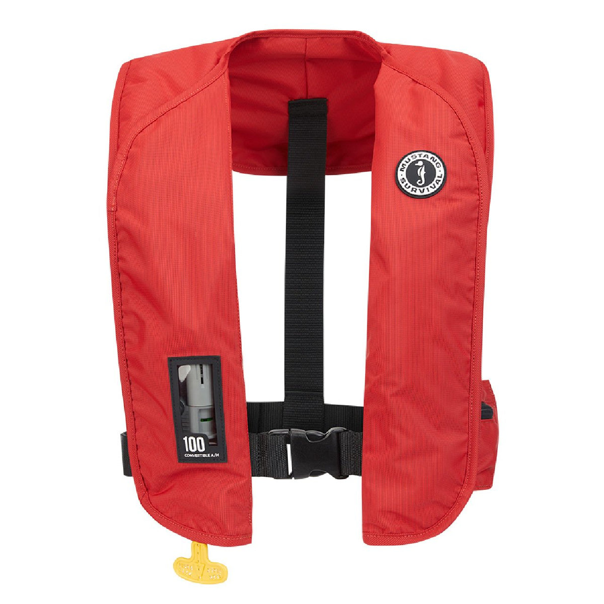 Mustang MIT 100 Convertible Inflatable PFD - Red