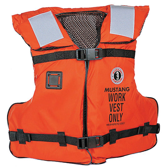 Mustang Survival Type III/V Marine Work Vest - Orange - Adult Universal