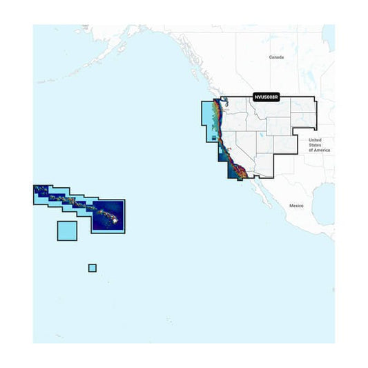 Garmin NVUS008R Navionics Vision+ U.S. West microSD