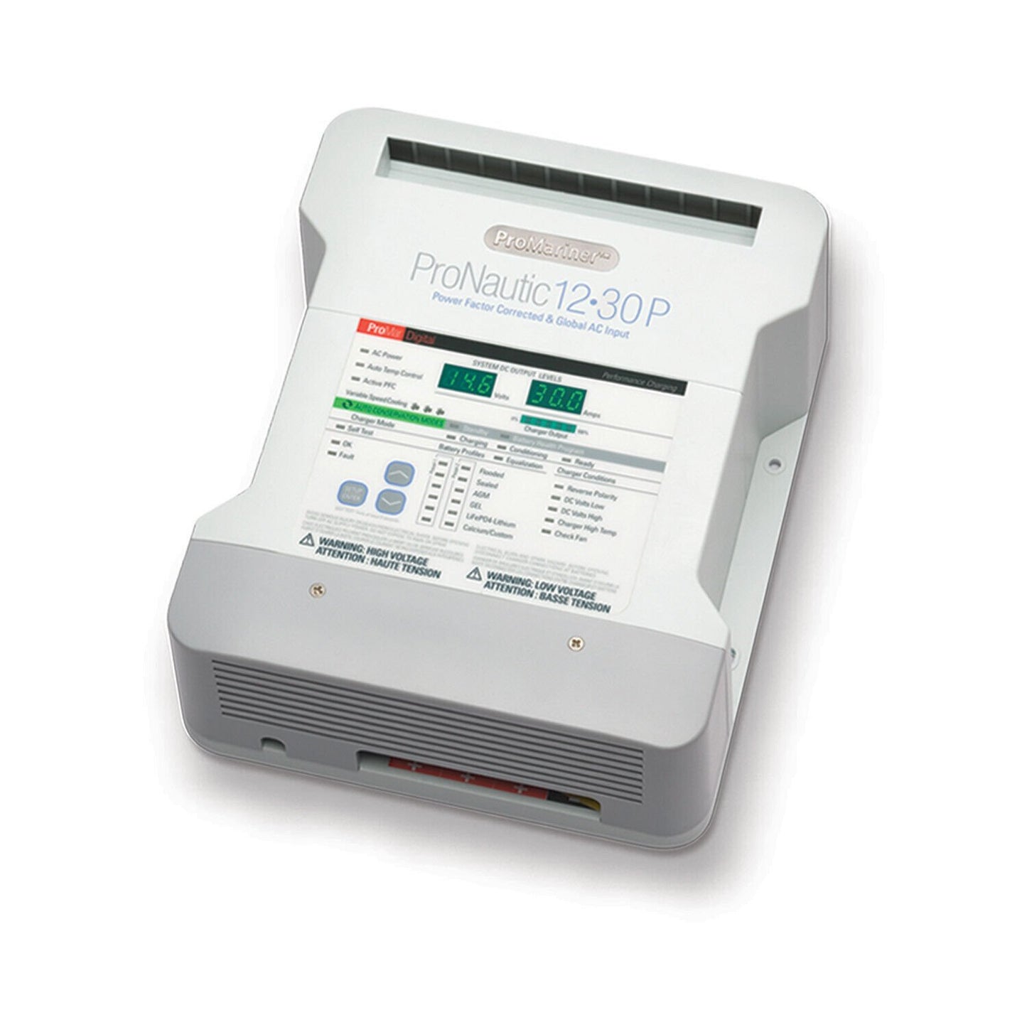 ProMariner ProNautic 1230P 30 Amp 3 Bank Battery Charger (63130)