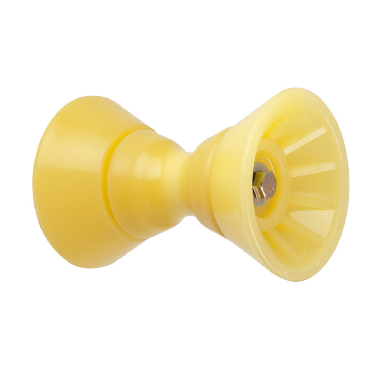 C.E. Smith 4" Trailer Bow Bell Roller Assembly - Yellow TPR