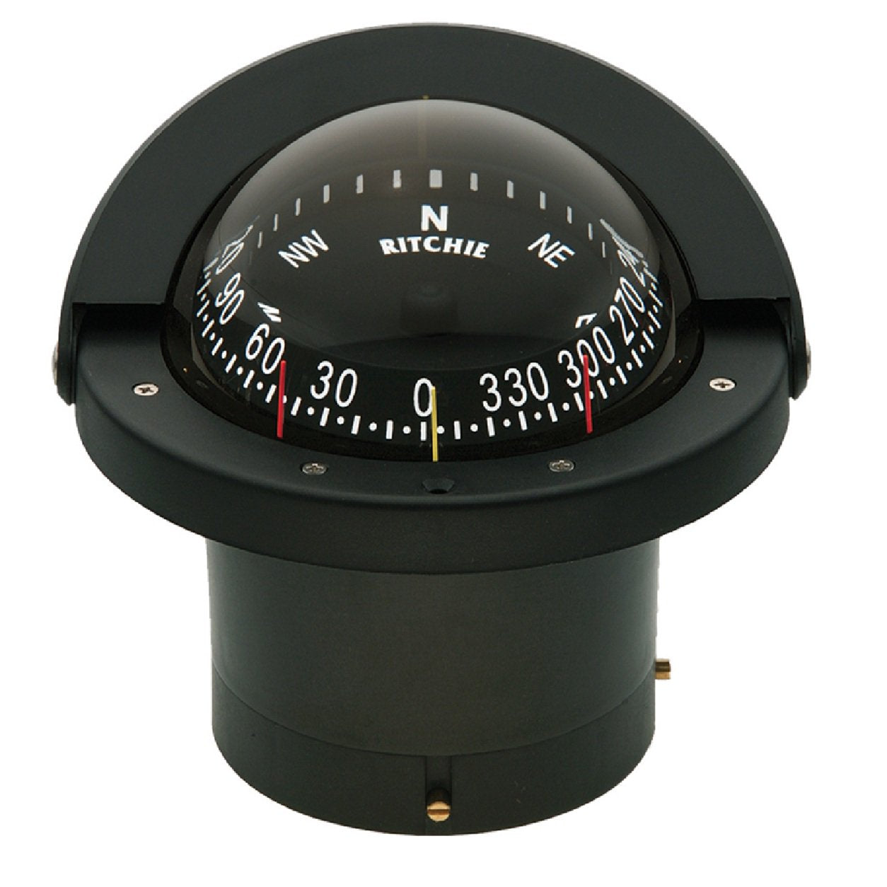 Ritchie FN-203 Navigator Compass - Flush Mount - Black