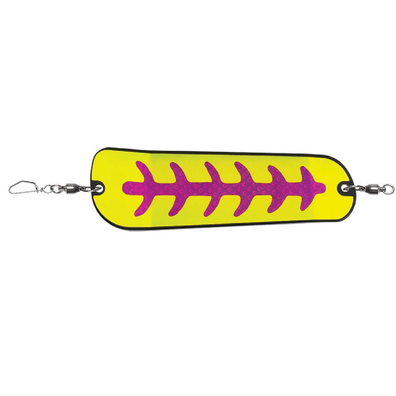 Luhr-Jensen Money Roll Flasher - 11" Fishing Lure- Nuclear Carbon Glow