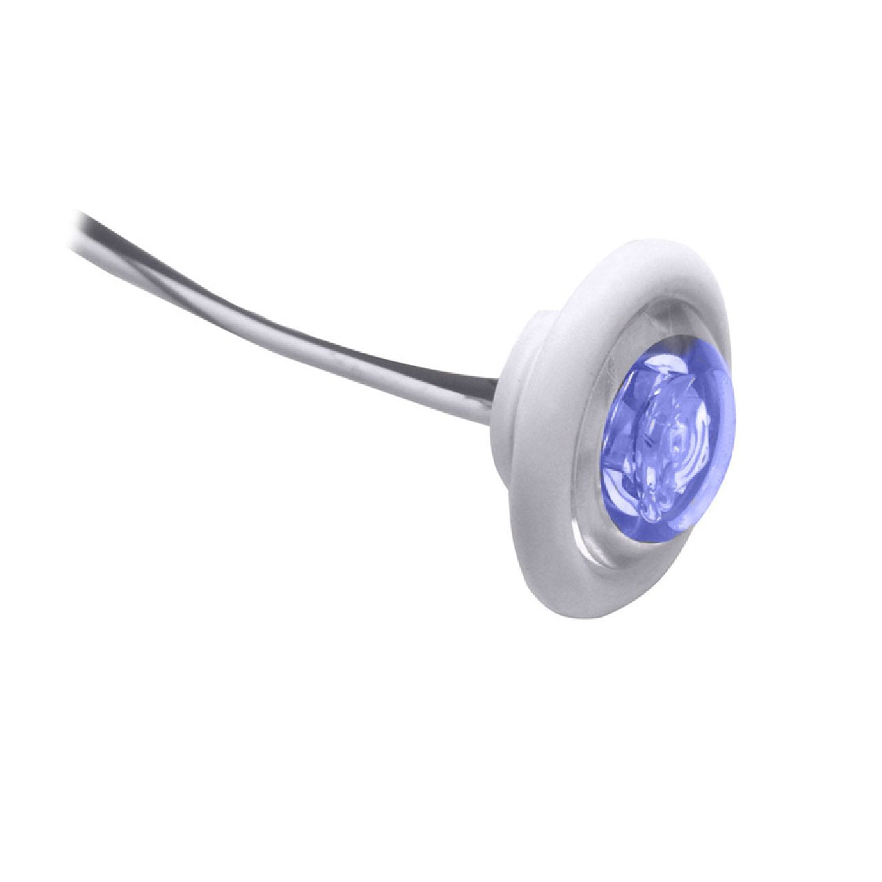 Innovative Lighting LED Fishing Livewell Light "The Shortie" Blue LED w/ White Grommet