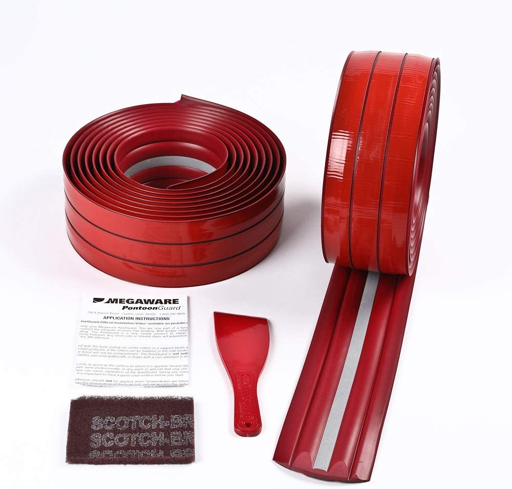 Megaware PontoonGuard® - 32' Kit - (2) 16' Guards f/Pontoon Up To 21' - Red