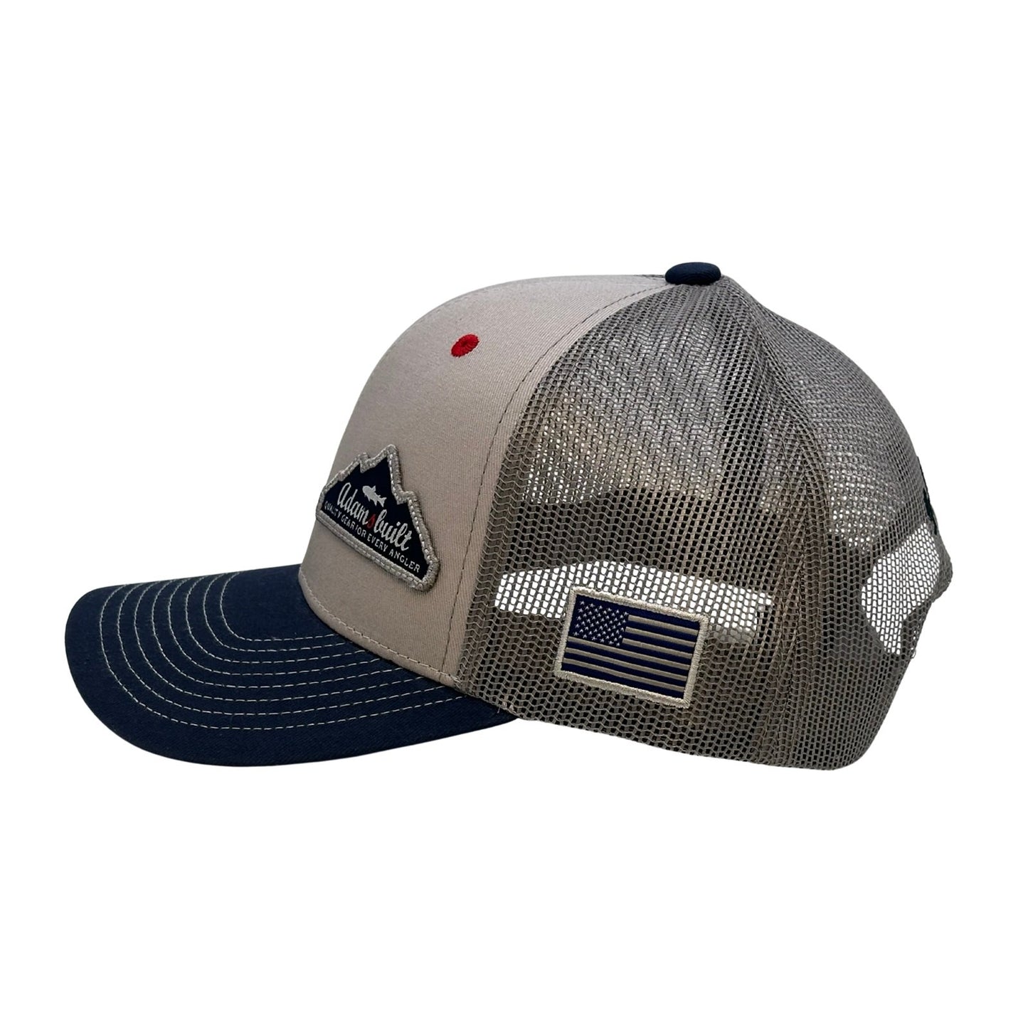 Adamsbuilt Tricolor Gray Trucker Hat