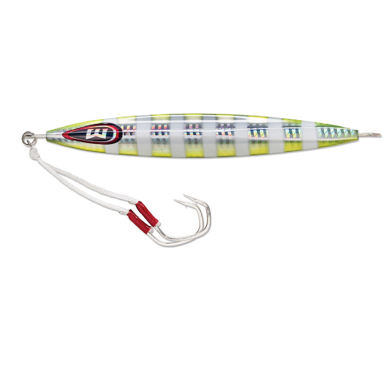 Williamson Kensaki 220 Jig -6.75" - 7-3/4oz Fishing Lure -Chartreuse Blink