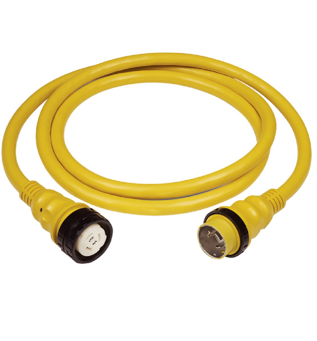 Marinco 50Amp 125/250V Shore Power Cable - 50' - Yellow