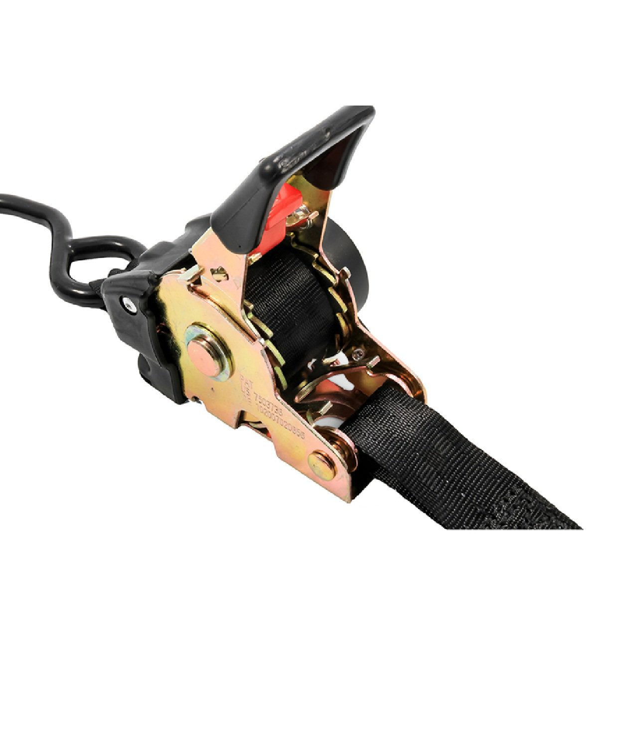 Camco Retractable Boat Trailer Tie-Down Straps - 1" Width 6' Dual Hooks