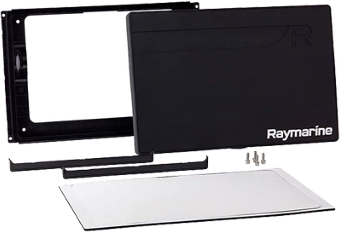 Raymarine Axiom 12 Front Mount Kit with Trim Pieces and Suncover Black ,Medium