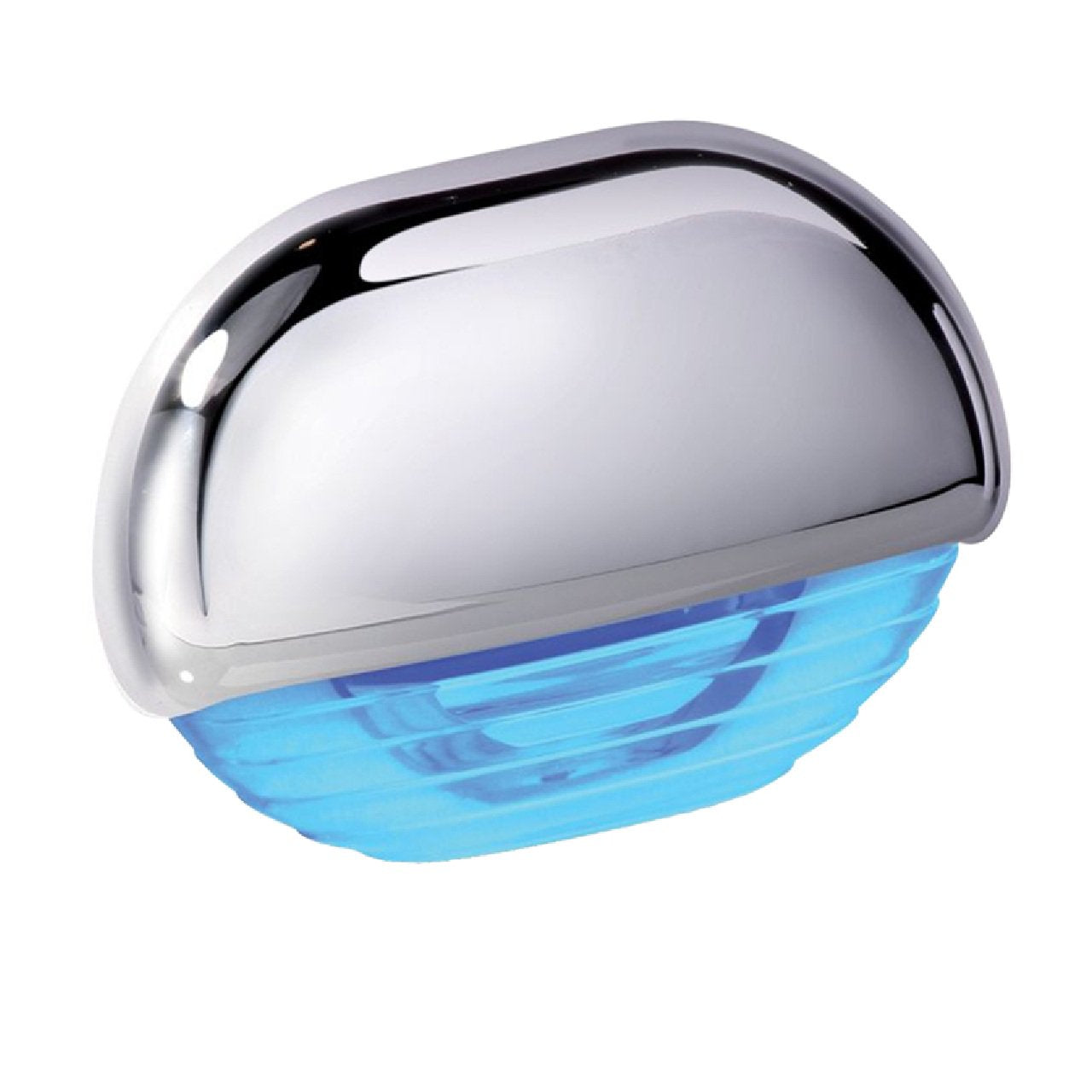 Hella Marine Easy Fit Boat Step Lamp - Blue Chrome Cap