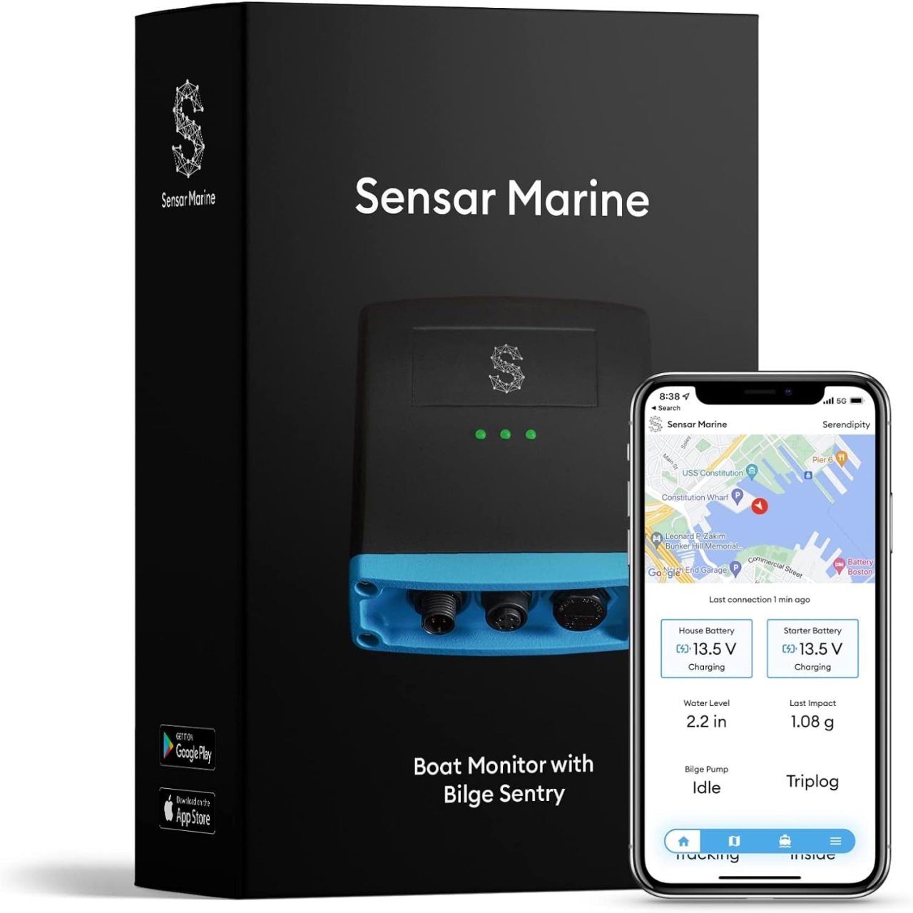 Sensar Boat Monitor w/Bilge Sentry (BMBS700)