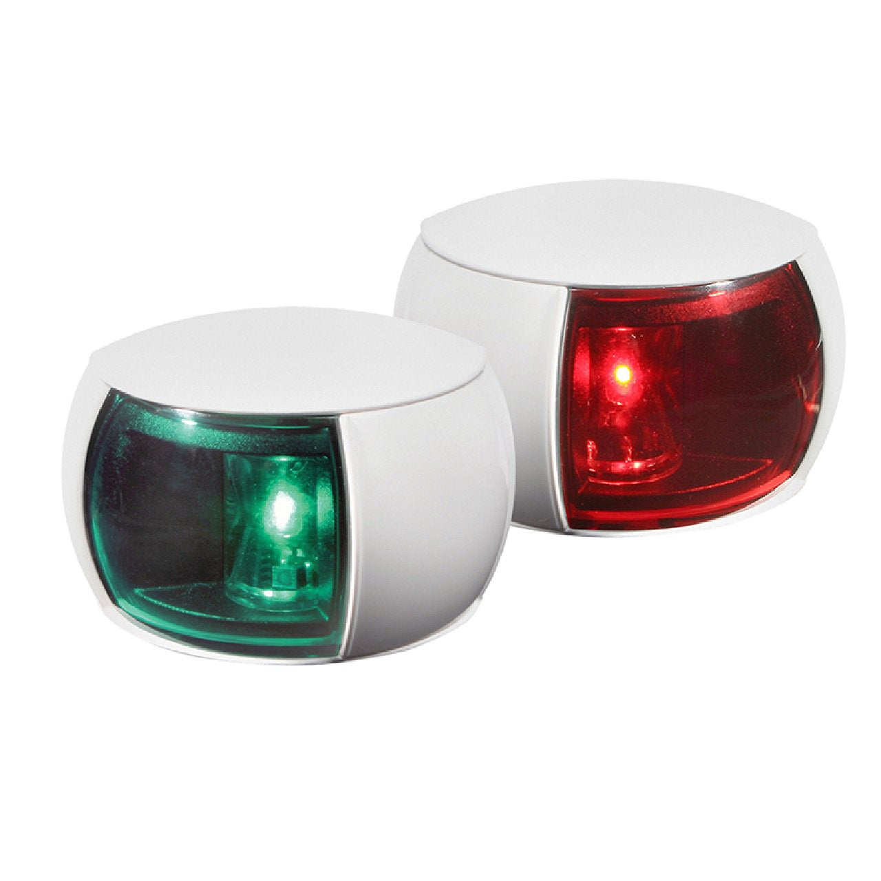Hella Marine NaviLED Port & Starboard Nav Light Pair - 2nm - Colored Lens/White Housing