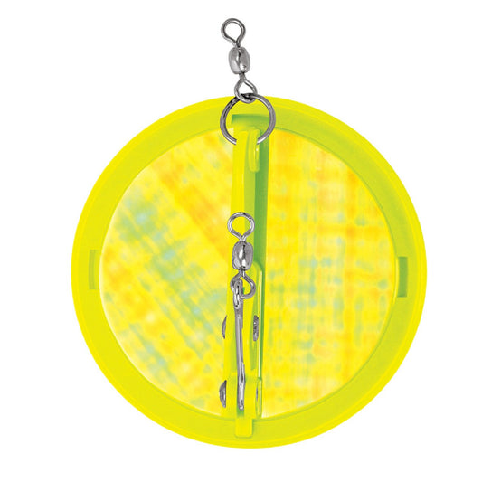 Luhr-Jensen 3-1/4" Dipsy Diver - Chartreuse/Silver Bottom Moon Jelly