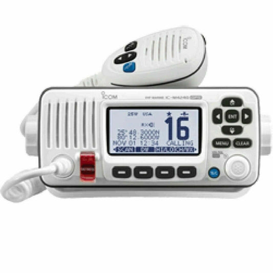 Icom M424G VHF Marine Radio w/Built-In GPS - White