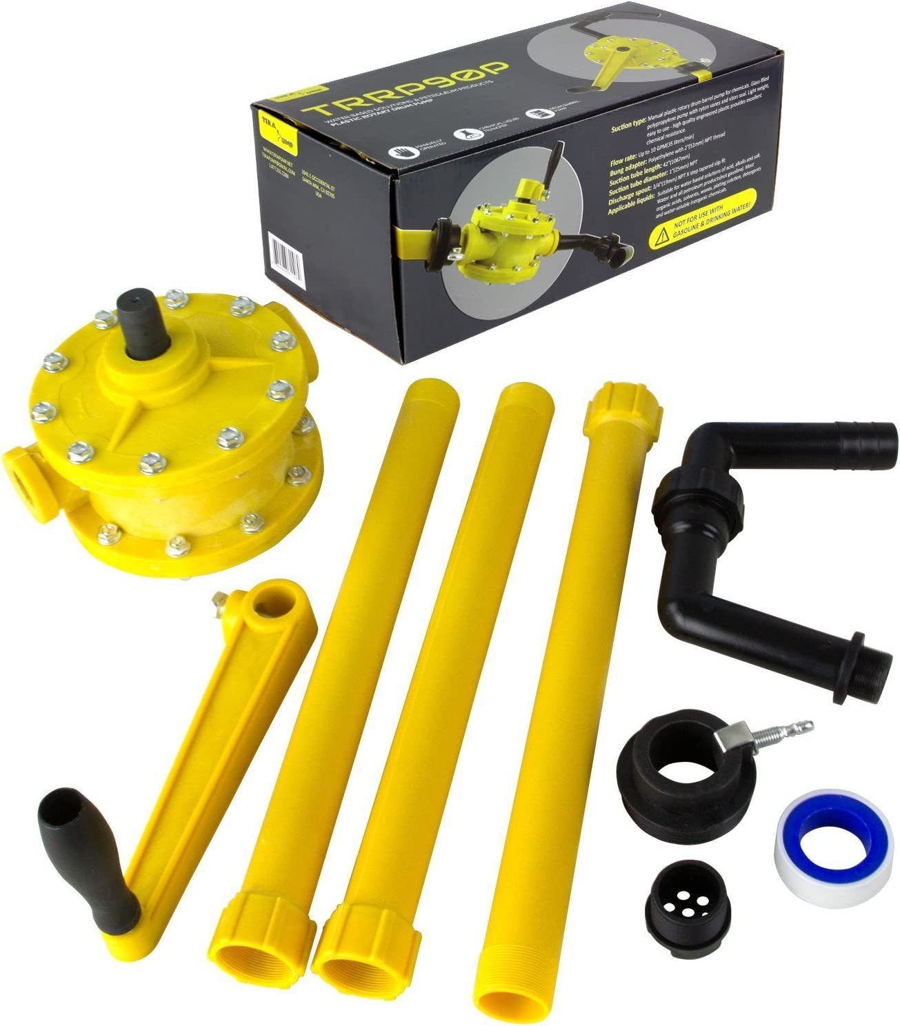 TERA PUMP Rotary Drum Barrel Pump for water and Petroleum solutions