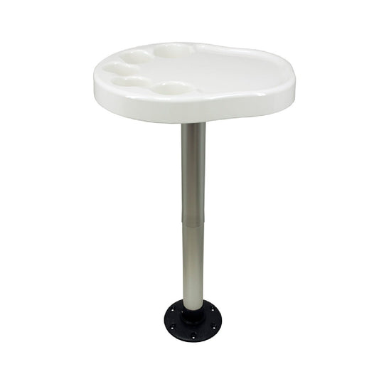 Springfield Party Platter Thread-Lock™ Surface Mount Table Package - White