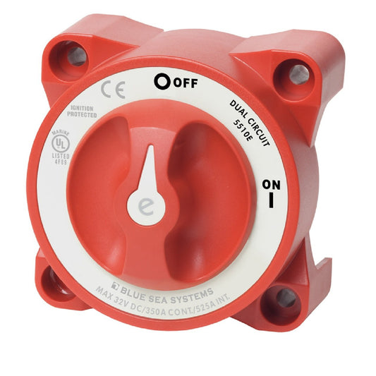 Blue Sea 5510E e-Series Dual Circuit Battery Switch
