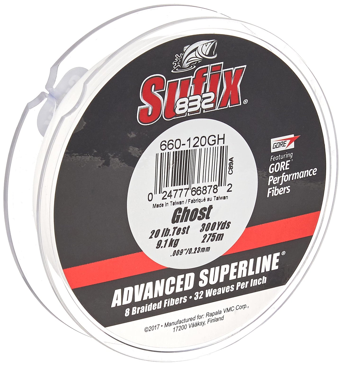 Sufix 832® Advanced Superline® Braid - 20lb - Ghost - 300 yds