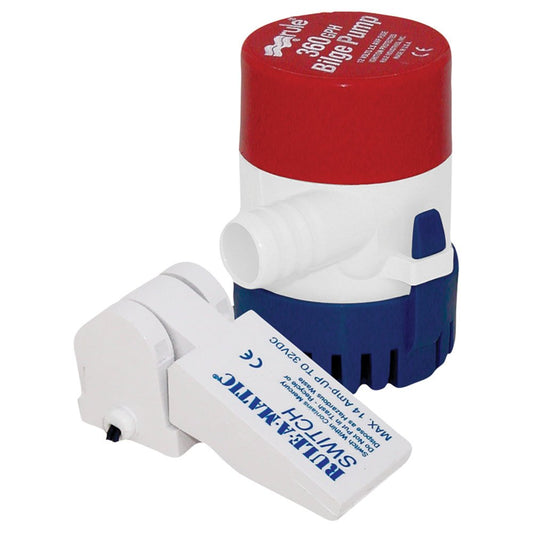 Rule 24DA-35A Bilge Pump with Switch - 360 GPH