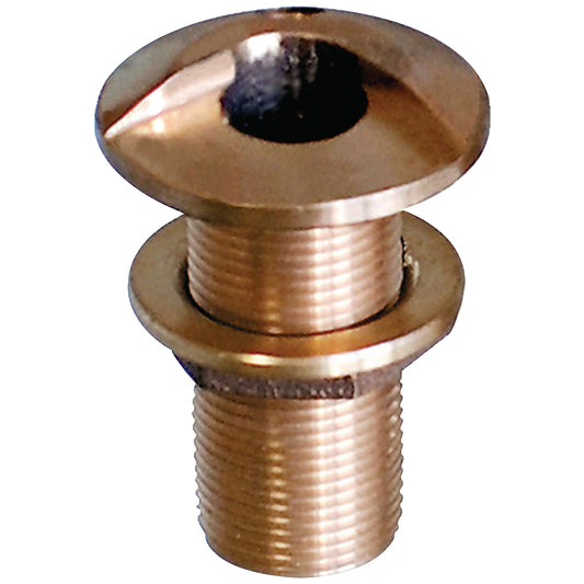 GROCO 1-1/2" Bronze High Speed Thru-Hull Fitting w/Nut