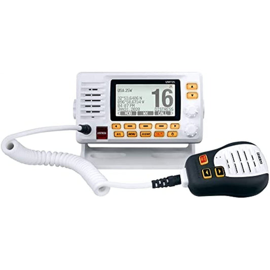 Uniden UM725 Marine VHF Radio, All USA, Canada, and Int'l. Marine Channels,