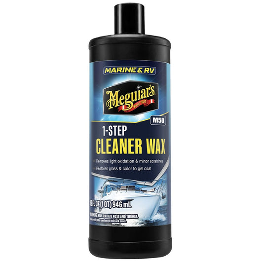 Meguiar's M50 Marine/RV One Step Cleaner Wax, M5032, 32 Oz