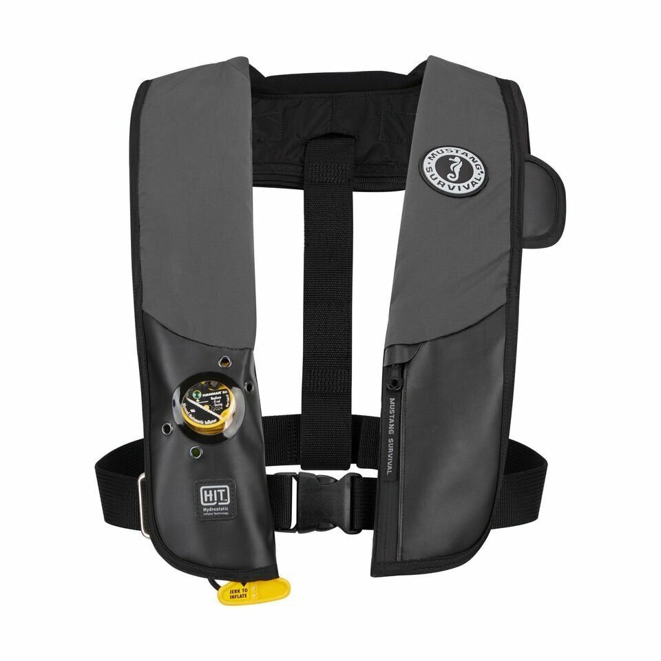 Mustang HIT Hydrostatic Inflatable PFD - Black - Automatic/Manual (MD318302-13-0-202)
