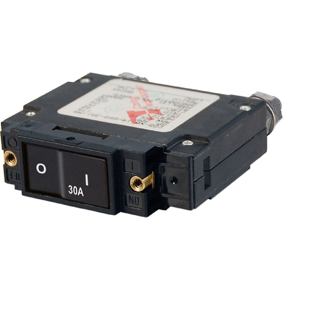 Blue Sea 7545 C-Series Flat Rocker Circuit Breaker - Single Pole - 30A