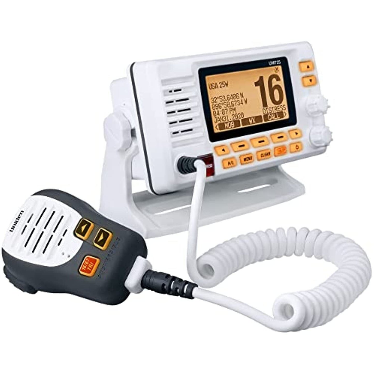 Uniden UM725 Marine VHF Radio, All USA, Canada, and Int'l. Marine Channels,