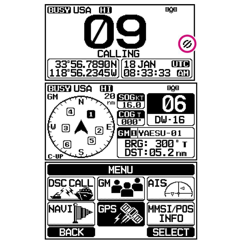 Marine VHF Fixed Standard Horizon GX2400B  VHF/GPS/AIS/NMEA 2000 w/ 30W Hailer