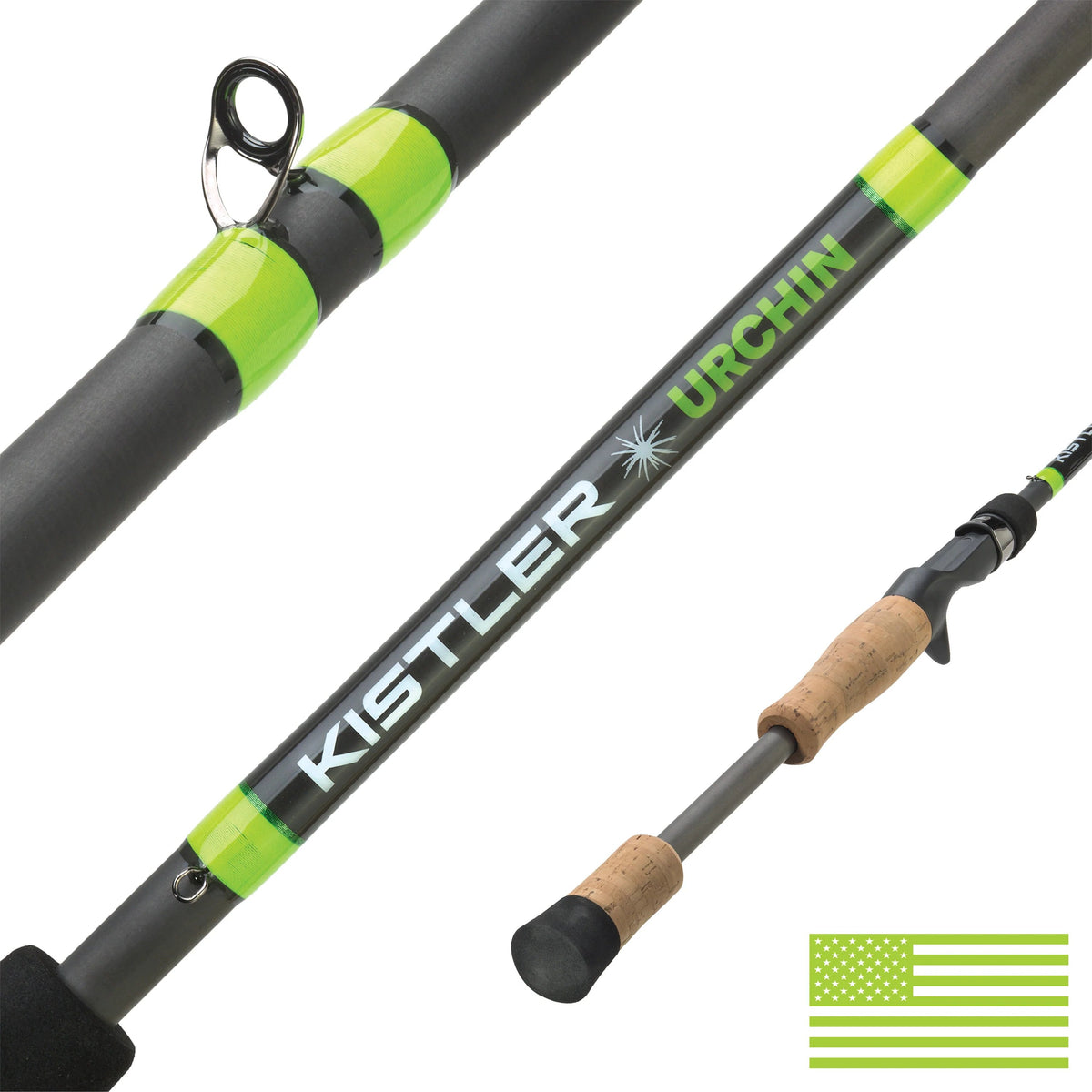 Kistler Urchin Casting Fishing Rod 7' 1" Heavy-Med-Heavy