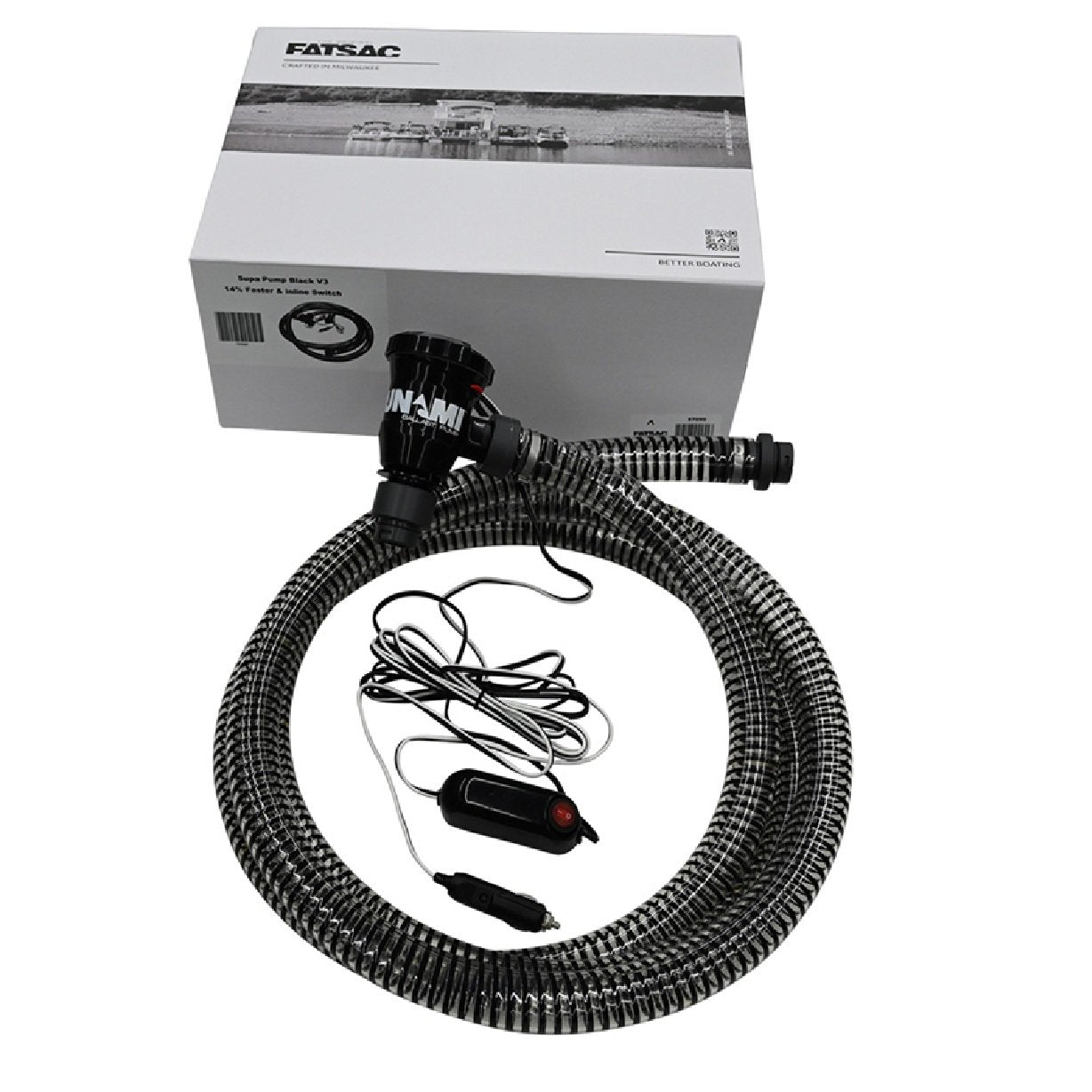 FATSAC Supa Pump 3.0 w/Inline Switch For FATSAC Boat Bags