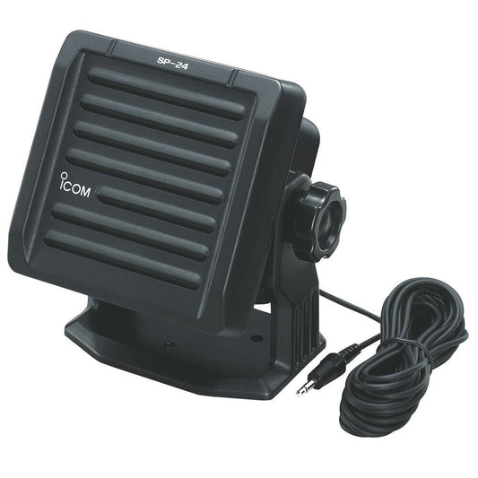 Icom 4 x 4 Inch External Marine Radio Speaker - Black (SP24)
