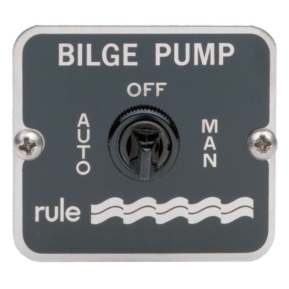 Rule 3-Way Bilge Pump Panel Switch