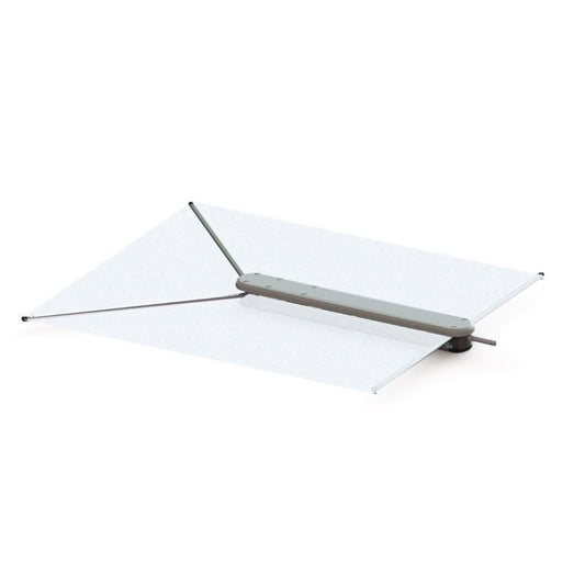 TACO ShadeFin w/White Fabric, Bag & Fixed Rod Holder Mount Kit T10-3000-3
