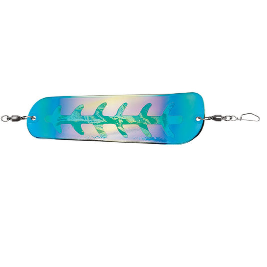 Luhr-Jensen Money Roll Flasher - 8-1/4" Fishing Lure- Blue Kamikaze UV